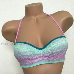 VS Cool Ombre Lace The Getaway Halter Bikini Top